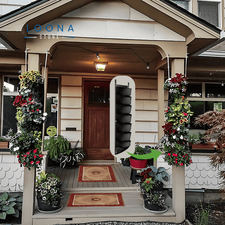 Vertical Hanging Garden Flower Pots