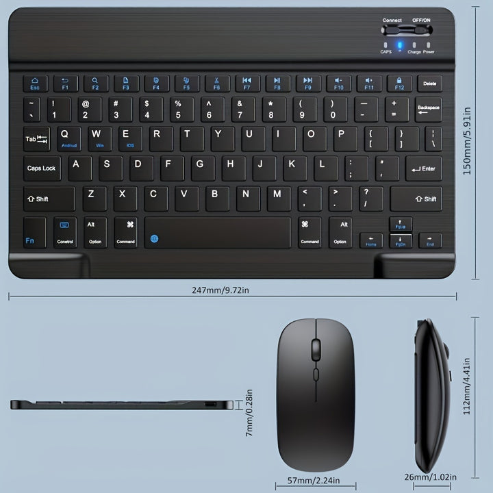 PocketKey Pro - Wireless Keyboard & Mouse Combo