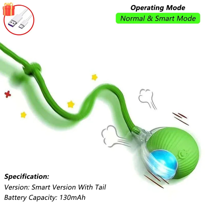 MagicMouse™ - Self-Rolling Interactive Cat Toy