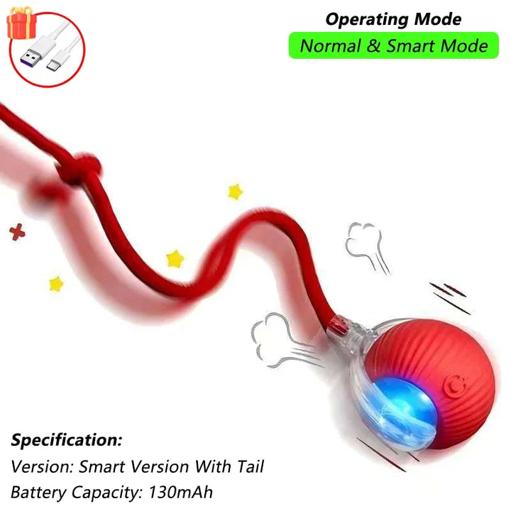 MagicMouse™ - Self-Rolling Interactive Cat Toy